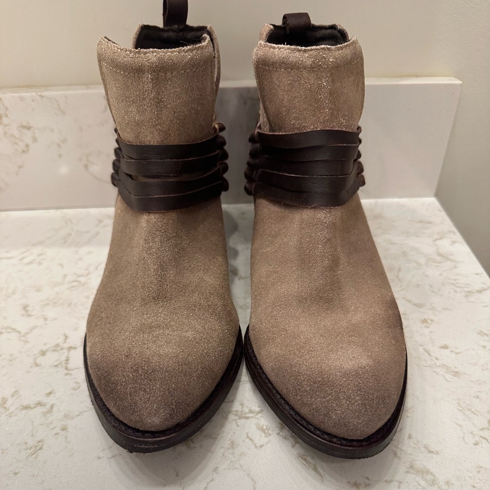 Diba Skyler Women’s Suede Bootie - 10 - Picture 2 of 14